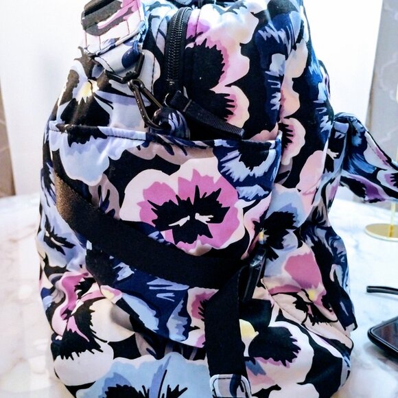 VERA BRADLEY COTTON UTILITY TRAVEL BAG MULTI COLORED - Picture 6 of 10